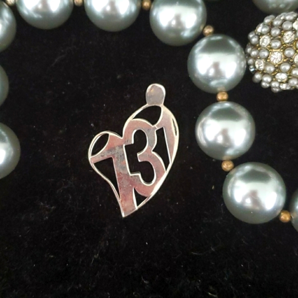 Sterling Silver, Half Marathon ,13.1 , running Necklace charm